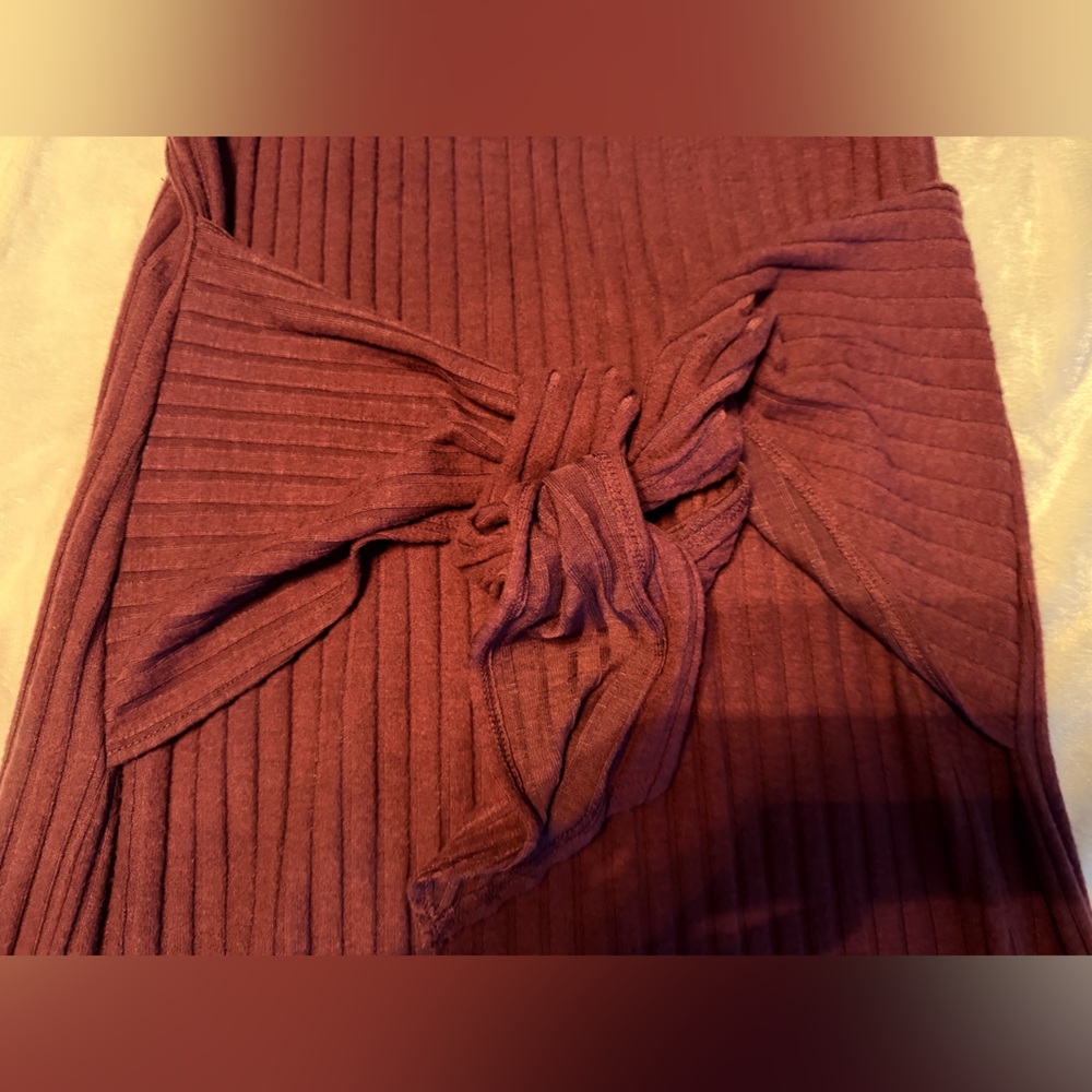 Michael Stars Sleeveless Burgundy Dress - Picture 7 of 11